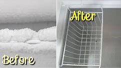 How To Defrost a Freezer || Fast and Easy Method || Clean With Me