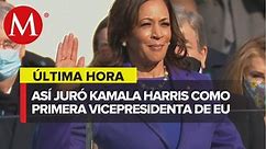 Kamala Harris juramenta como vicepresidenta de EU