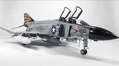 Building Scale Model Aircraft - Tamiya F-4J Phantom II 1/32 Scale Aircraft - Part 7