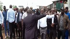 Watch as President Ruto visits Mathare to sympathise with victims due to the major floods that wreaked havoc and left people homeless!!...w