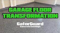 Garage Floor Transformation - GatorGuard Concrete Coatings
