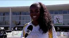 Fabiana Claudino fala da emoção de ser a primeira condutora da tocha olímpica no Brasil