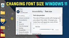 How to Change Icons Font Size in Windows 11 PC/Laptop