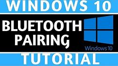 How to Connect Headphones to Windows 10 - Bluetooth Pairing Tutorial
