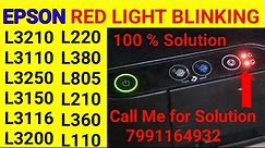 epson l3250 service required solution | epson l3250 resseter download | epson red light blinking