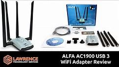 ALFA AC1900 WiFi Adapter1900 Mbps 802.11ac Long-Range Dual Band USB 3.0 Review