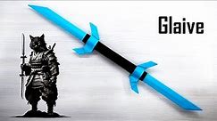 Make a Two-Sided Paper Glaive - Fun Origami Weapon
