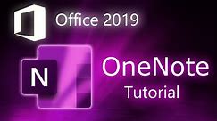 Microsoft OneNote 2019 - Full Tutorial for Beginners in 10 MINUTES!
