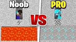 Minecraft - NOOB VS PRO (Mining in Minecraft)