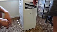 Portable Air Conditioner Unboxing and Installation 8,000 BTU Hisense