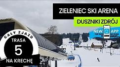 Zieleniec Ski Arena / #10 listy TOP 10 czarnych tras w Polsce - trasa 5, cały zjazd