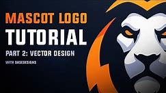 Mascot Logo Tutorial PT 2 | Vector Design with Dase