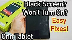 Onn Tablet 2022: Black Screen? Won't Turn On? Easy Fixes!