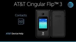 Learn about Contacts on the AT&T Cingular Flip™ 3 | AT&T Wireless