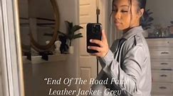 @FashionNova has the cutest leather jackets 🥰 something about the black one though 🤭 #fashionnovapartner #outfitinspo #novababe #leatherjacket | Kurlyykayyy