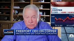 Copper demand weakness in Chinese real estate offset by green investing: Freeport-McMoRan's Adkerson