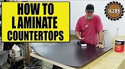 How To Install Sheet Laminate On A Countertop | Workshop Worktop