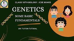 Genetics Basics Fundamentals | Chromosomes| DNA | Class 10 ICSE Biology | Selina Chapter 3