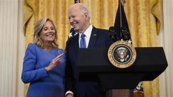 Jill Biden rushes over to rescue 'confused' Joe talking to another woman