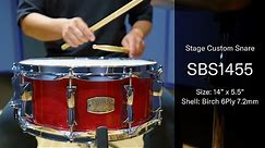 Yamaha | SBS1455 Snare Drum | Sound Demo