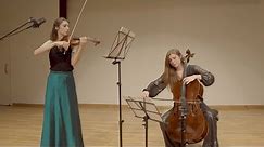 Bach Double Violin Concerto - Violin & Cello - Largo