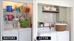 $550 DIY Laundry Room Makeover!