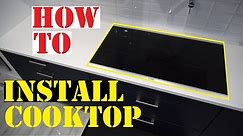 HOW TO INSTALL ELECTRIC AND INDUCTION COOKTOP
