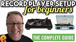 Record Player Setup For Beginners! The Complete Guide! #vinyl #records #howto