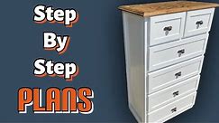 How to Build a SIMPLE Dresser (Basic Tools!)