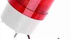 90 to 250V AC Wide Voltage 110V Rotating Strobe Beacon Warning Lights (Flash-Red)