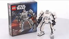 LEGO Star Wars Stormtrooper Mech 75370 independent review! Awesome little concept & execution