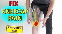 How To Fix Pain In The Front Of The Knee. (Runner's knee)