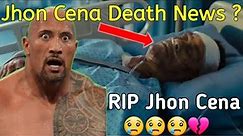 John cena death, Jhon cena died, John cena dead or alive? Shocking News, Jhon Cena Passed away 😢