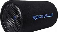 Rockville RTB12A 12" 600w Powered Subwoofer Bass Tube + Bass Remote , Black