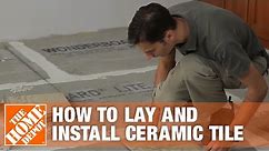 How to Lay and Install Ceramic Tile | The Home Depot