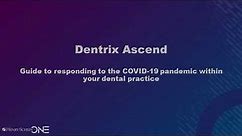 Dentrix Ascend guide to responding to COVID-19 within your dental practice