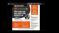 2nd Edition: How to Make money from Business Plan Writing Skill