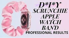 How to sew Apple Watch scrunchie band, DIY sewing tutorial for professional results