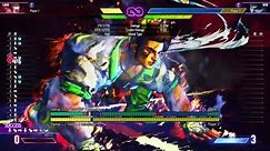 sf6 luke double frame trap cr.MK blockstring which combos on hit into a perfect knuckle juggle