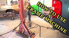 How A Frame Machine Works - Paint And Body Tech Tips