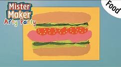 Paper Sandwiches | Arty Party | Mister Maker