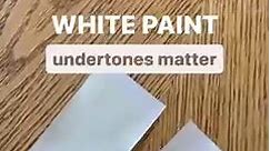 Sherwin-Williams alabaster on the left and aesthetic white on the right. There is a clear difference in the undertones and how they look based on the carpet, tile or wall color in your home. Be sure to sample. #whitepaint #PaintColors #decoratingtips #homedecorating #athomewiththebarkers | At Home With The Barkers