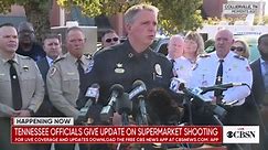 Police hold briefing on Kroger shooting in Collierville, Tennessee