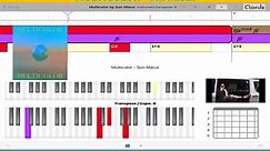 Son Mieux - Multicolor; [original key: F]; Play Along Video, chords, melody, timing, tabs, lyrics, songstructure. #qords
