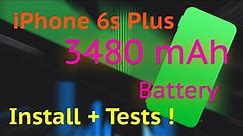 iPhone 6s Plus 3480mAh Battery: Full Install & Test