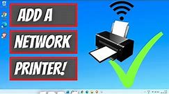 How To Add A Network Printer On Windows 11 10