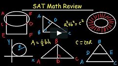 SAT Math Prep Online Review - Algebra & Geometry Test