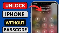 How To Unlock IPhone Without Passcode 2024|How To Reset IPhone Passcode Without Computer And ITunes