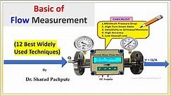 Basic of Flow Measurement Principle| Details of 12 Most Popular Flow Meters in Industry