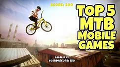 Top 5 Mountain Biking Mobile Games for IOS and Android devices | MTB Gameplay